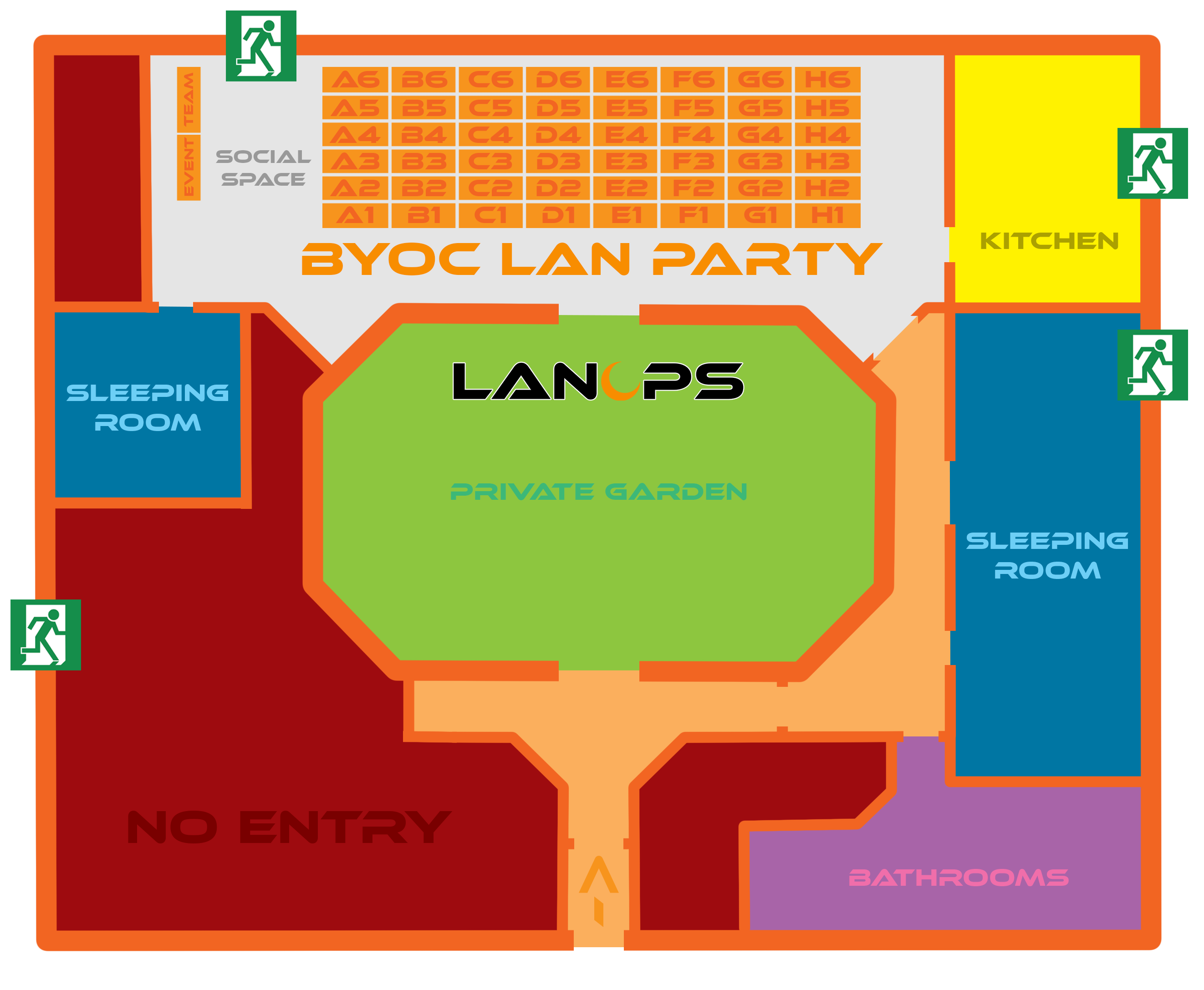 BYOC LAN HALL | MAIN HALL